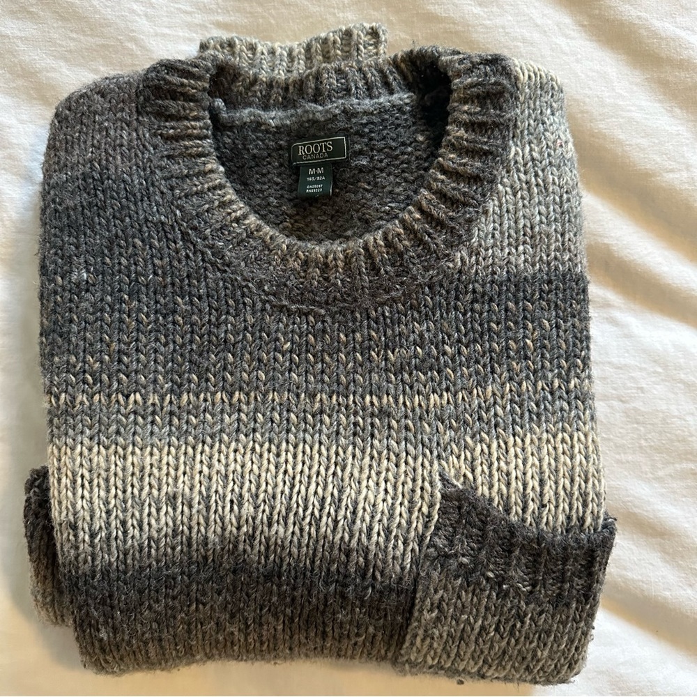 Roots Wool Blend Knit Sweater